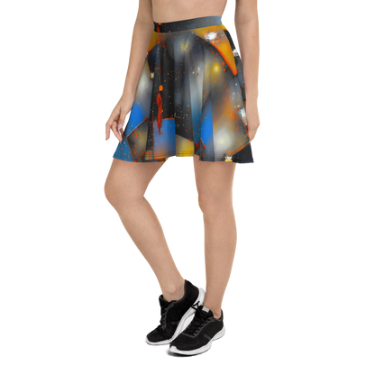 Skater Skirt - Monet's Matrix