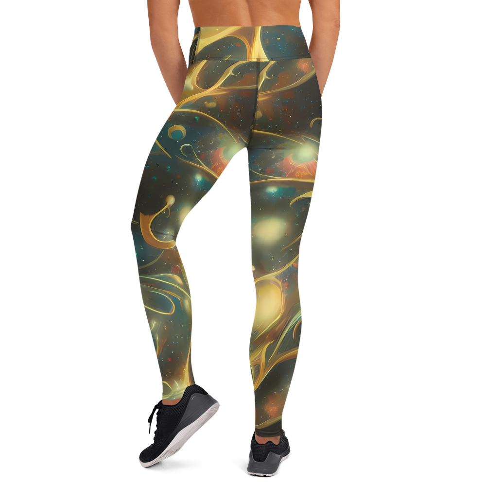 Yoga Leggings - Whispering Galaxies