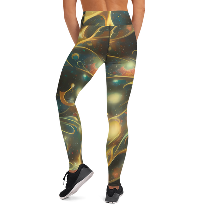 Yoga Leggings - Whispering Galaxies