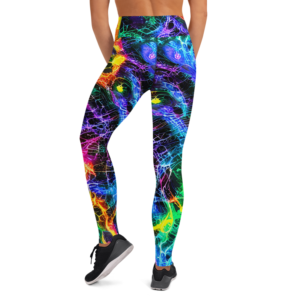 Yoga Leggings - Vivid Veil