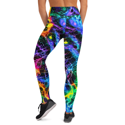 Yoga Leggings - Vivid Veil