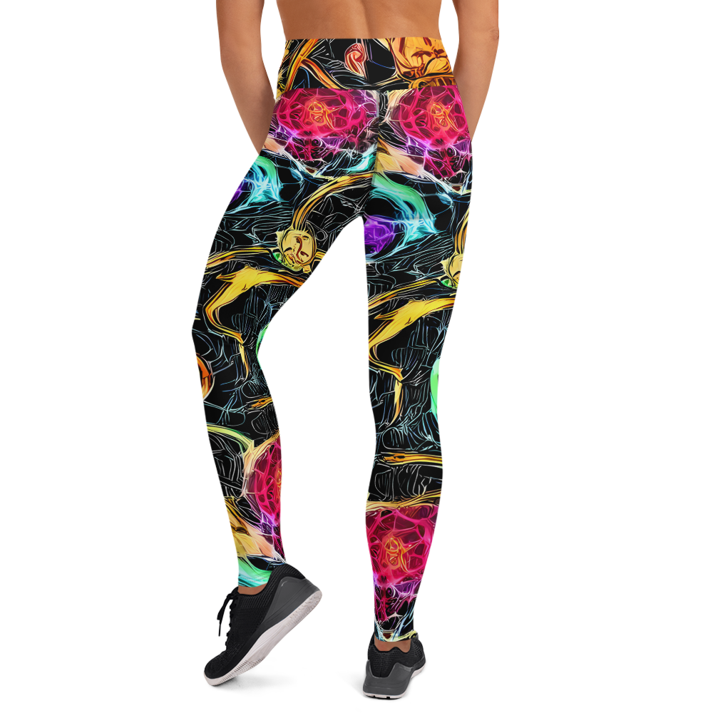 Yoga Leggings - Psychedelic Pulsar