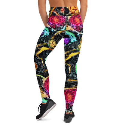 Yoga Leggings - Psychedelic Pulsar