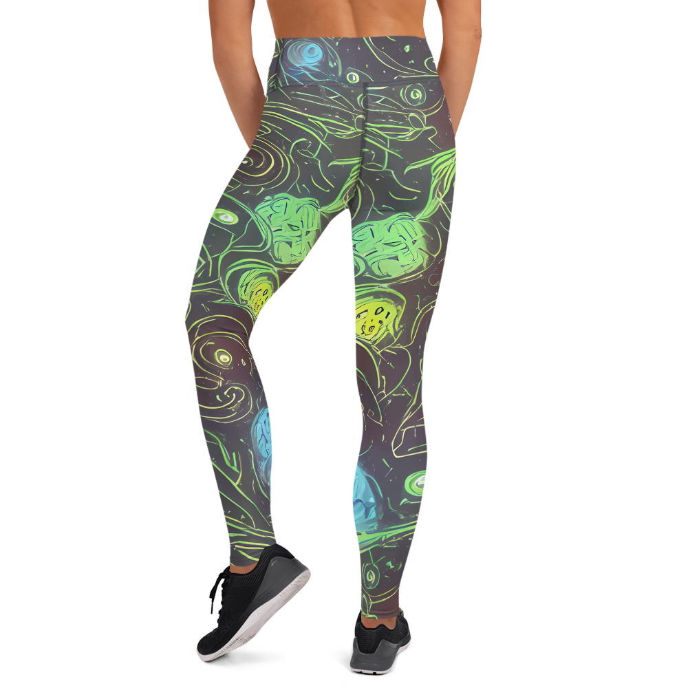 Yoga Leggings - Starfield Scrolls