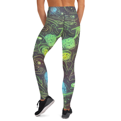 Yoga Leggings - Starfield Scrolls