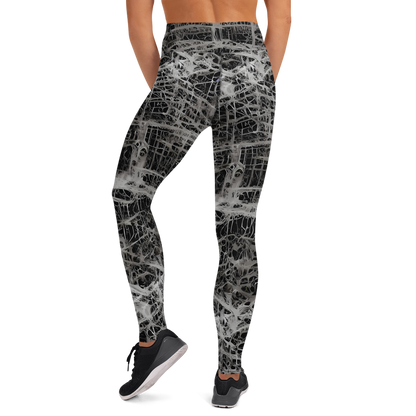 Yoga Leggings - Monochrome Mesh