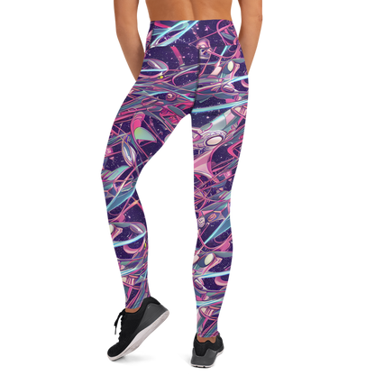 Yoga Leggings - Neo-Tokyo Twirl