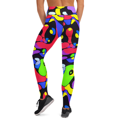 Yoga Leggings - Miró's Mosaic