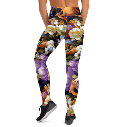 Yoga Leggings - Blooming Cosmos