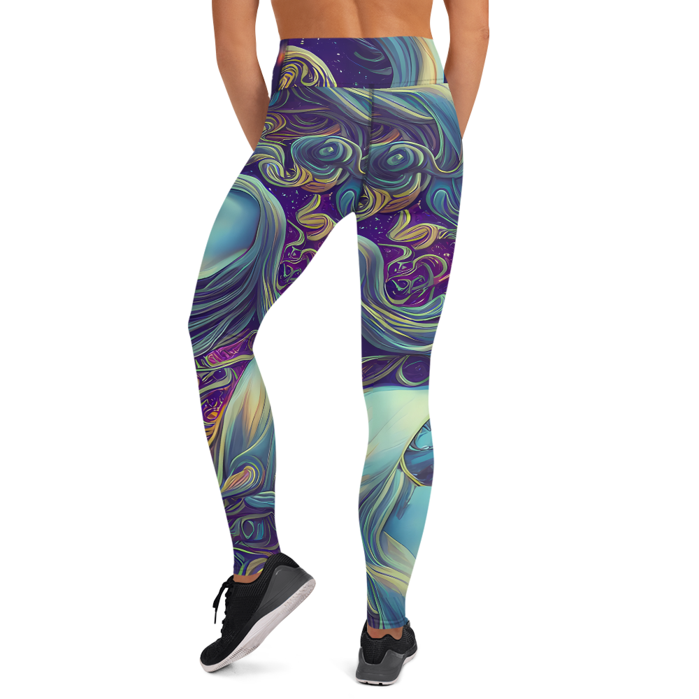 Yoga Leggings - Stellar Waves