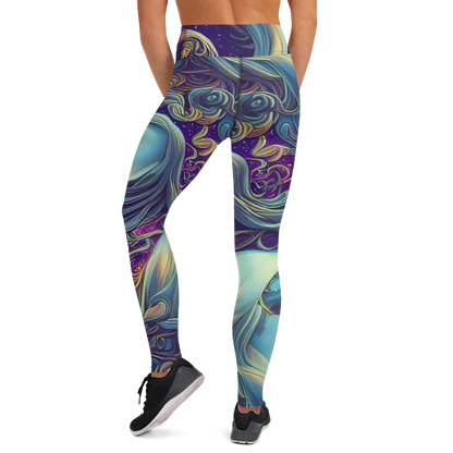 Yoga Leggings - Stellar Waves