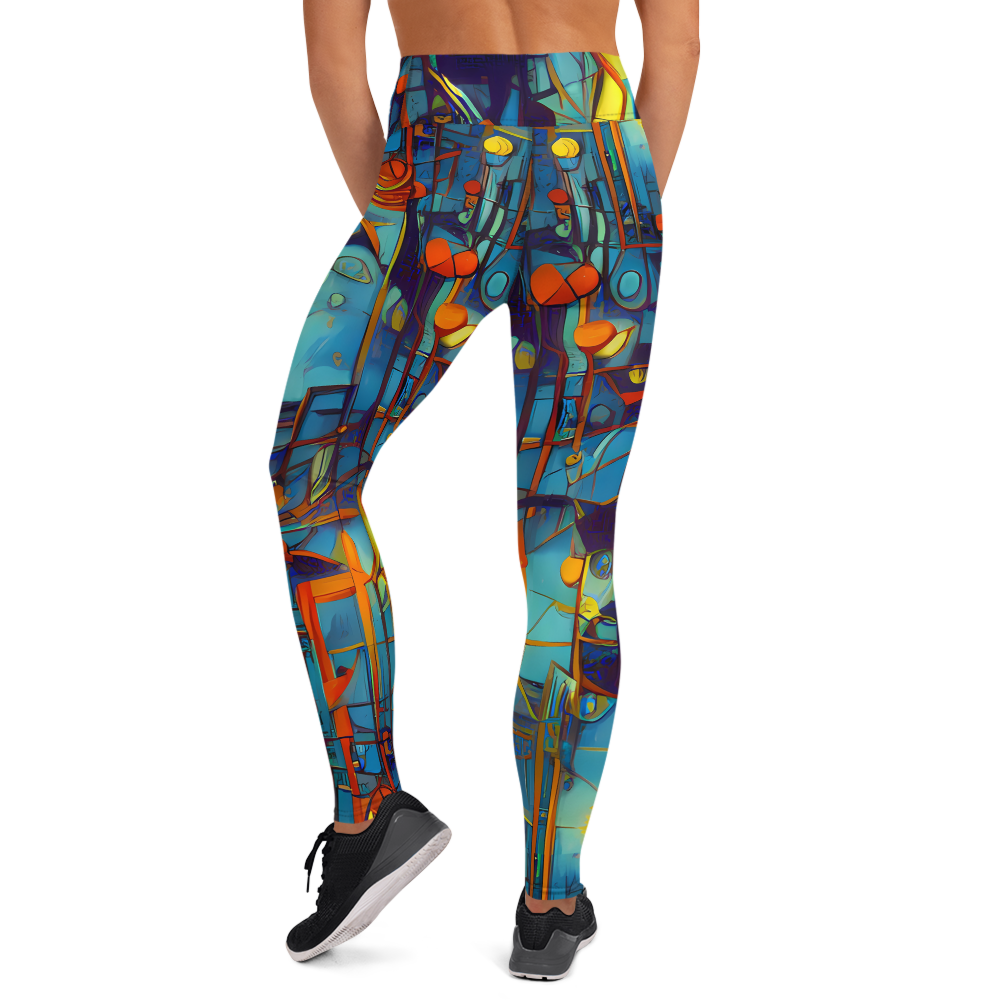 Yoga Leggings - Abstract Eddy