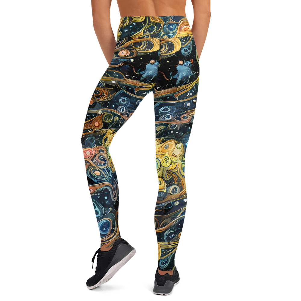 Yoga Leggings - Wild Cosmos