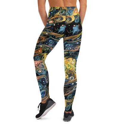 Yoga Leggings - Wild Cosmos