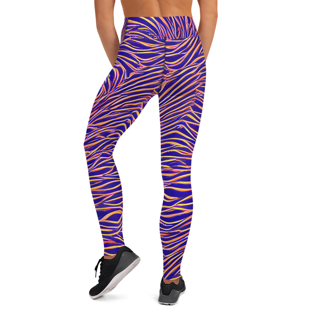 Yoga Leggings - Vortex Strands