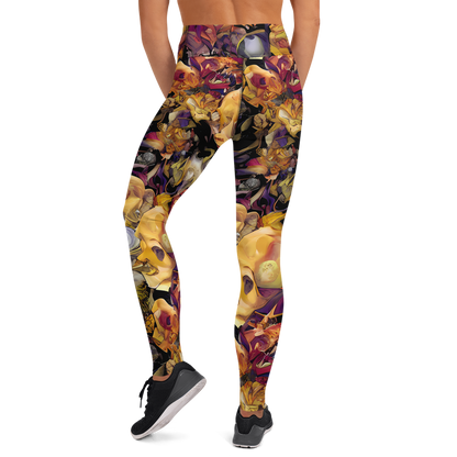 Yoga Leggings - Arcimboldo Abundance