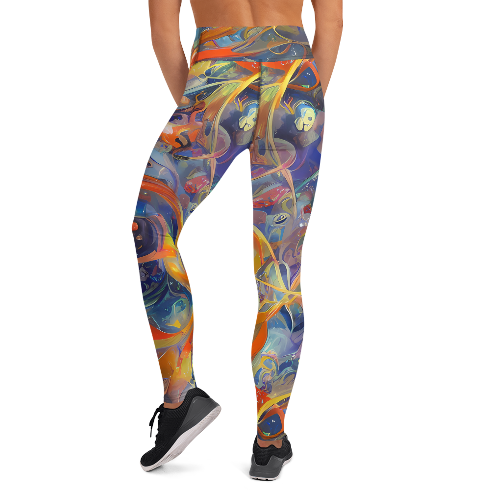 Yoga Leggings - Spectral Swathe