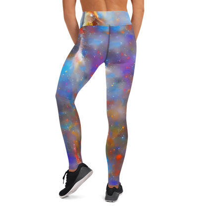 Yoga Leggings - Impressionist Drift