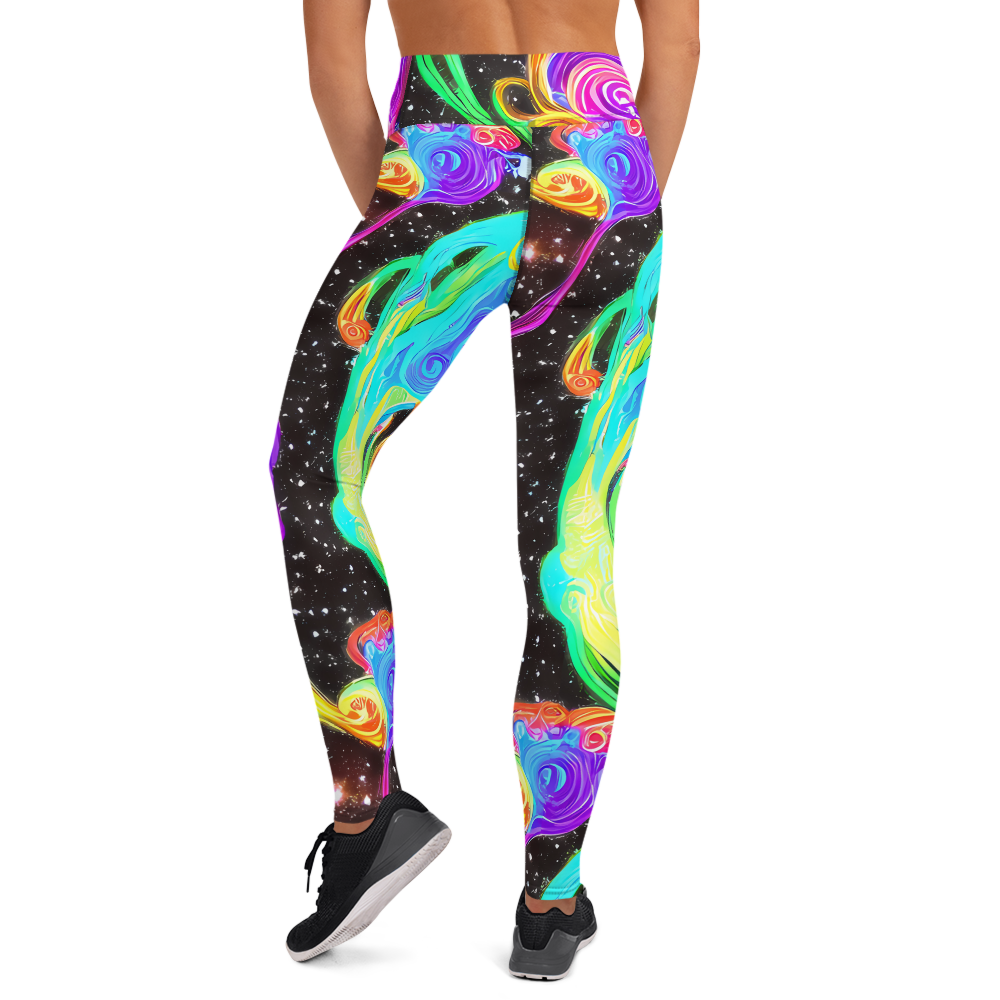 Yoga Leggings - Yuan Whirls