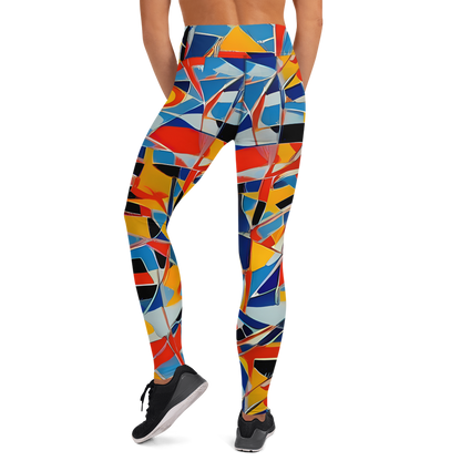 Yoga Leggings - Abstract Mingle