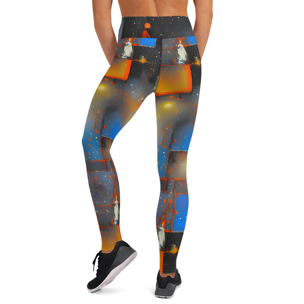 Yoga Leggings - Monet's Matrix