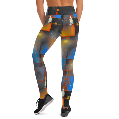 Yoga Leggings - Monet's Matrix