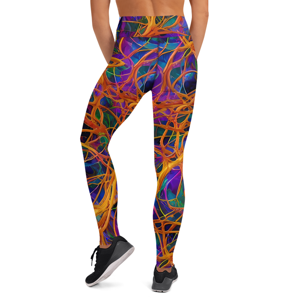 Yoga Leggings - Spectral Weave