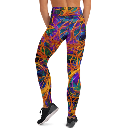 Yoga Leggings - Spectral Weave