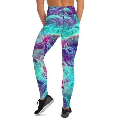 Yoga Leggings - Galactic Bloom