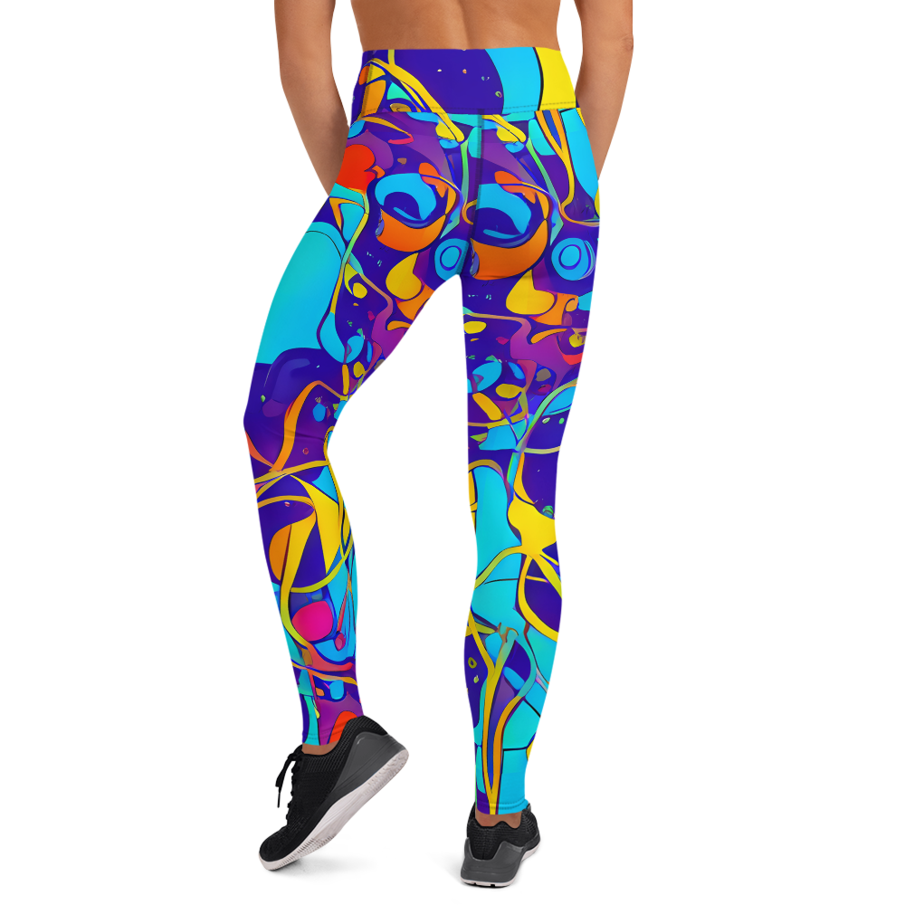 Yoga Leggings - Spectral Tangle