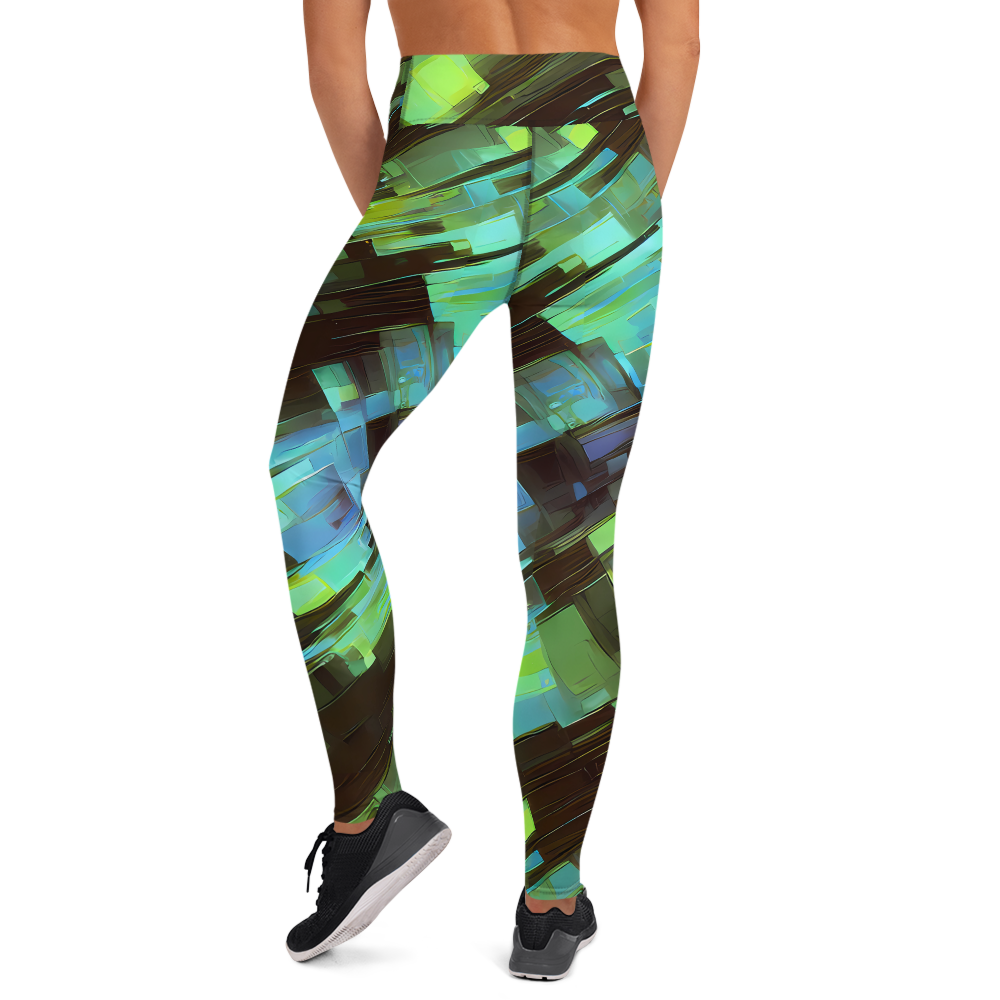 Yoga Leggings - Cyber Shard