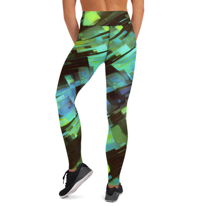 Yoga Leggings - Cyber Shard