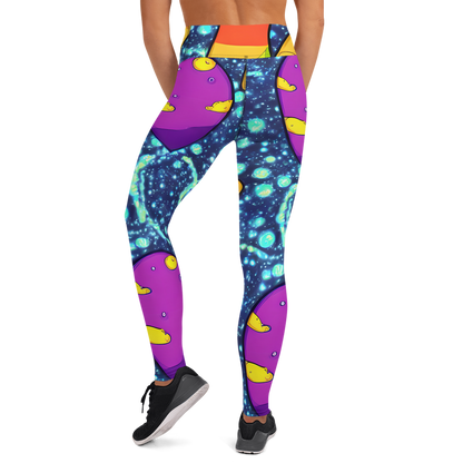 Yoga Leggings - Cosmic Siblings