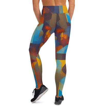 Yoga Leggings - Cubist Dusk