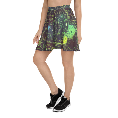 Skater Skirt - Starfield Scrolls