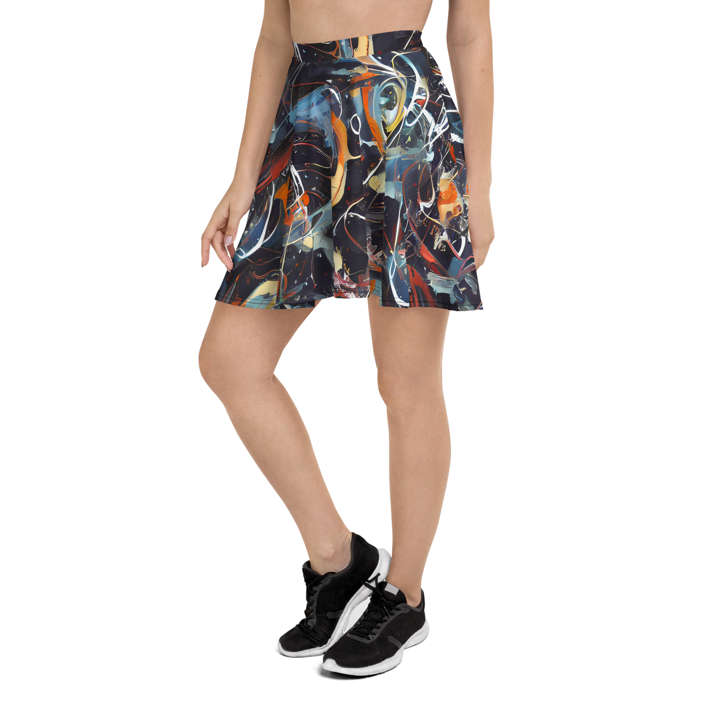 Skater Skirt - Neo-Splash Labyrinth