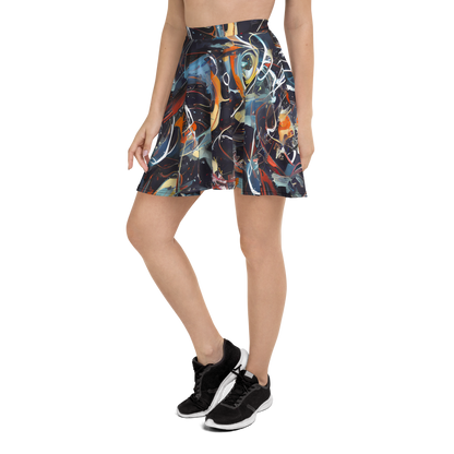 Skater Skirt - Neo-Splash Labyrinth