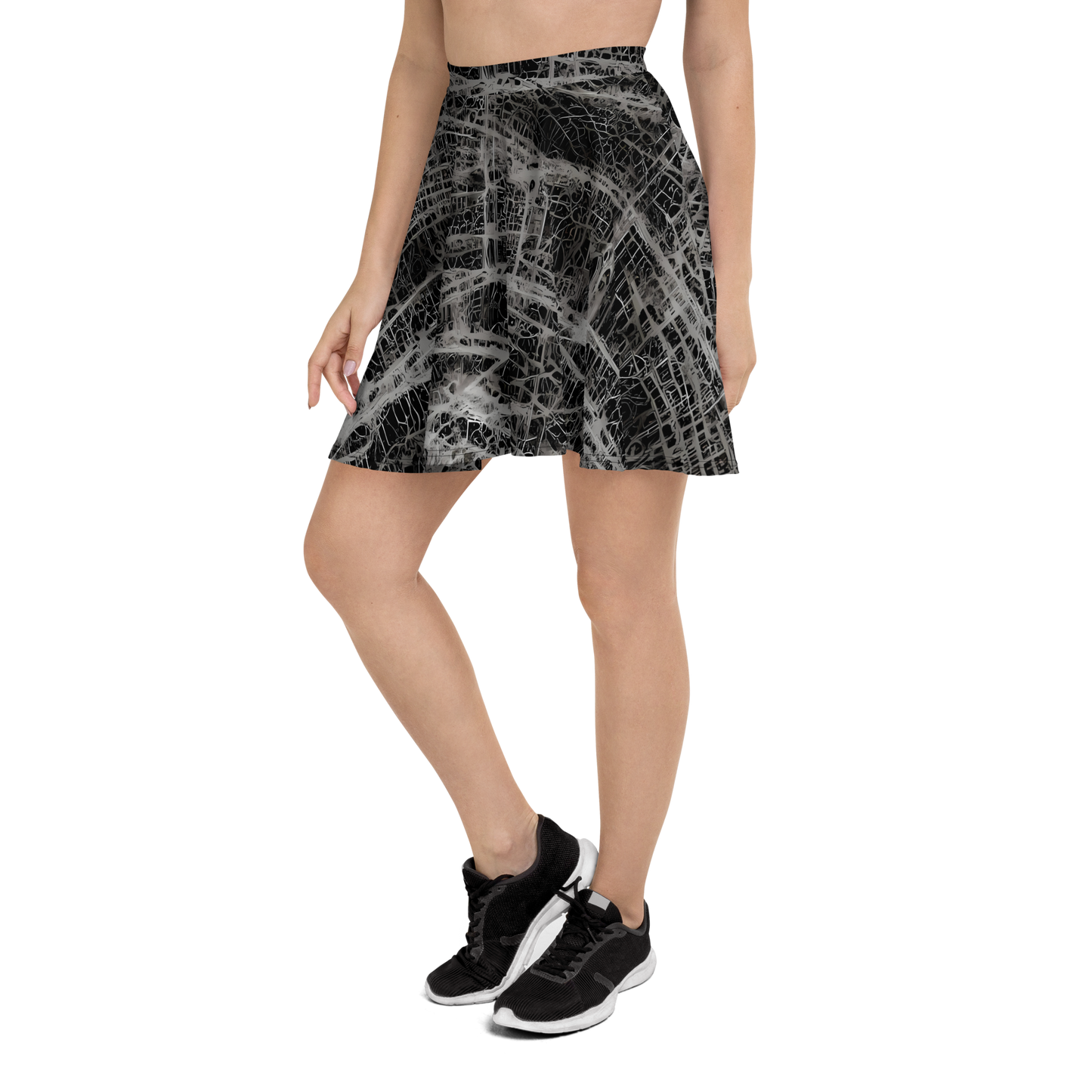 Skater Skirt - Monochrome Mesh