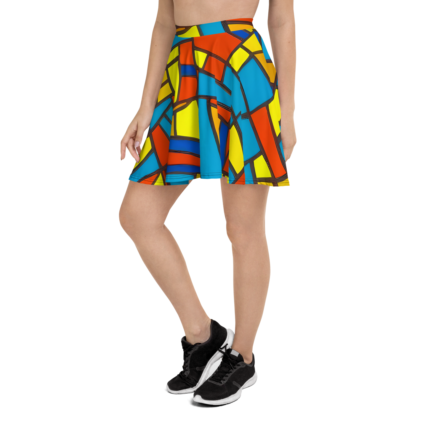 Skater Skirt - Mondrian Mesh