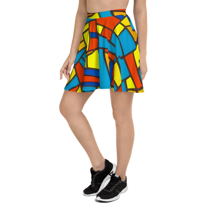 Skater Skirt - Mondrian Mesh