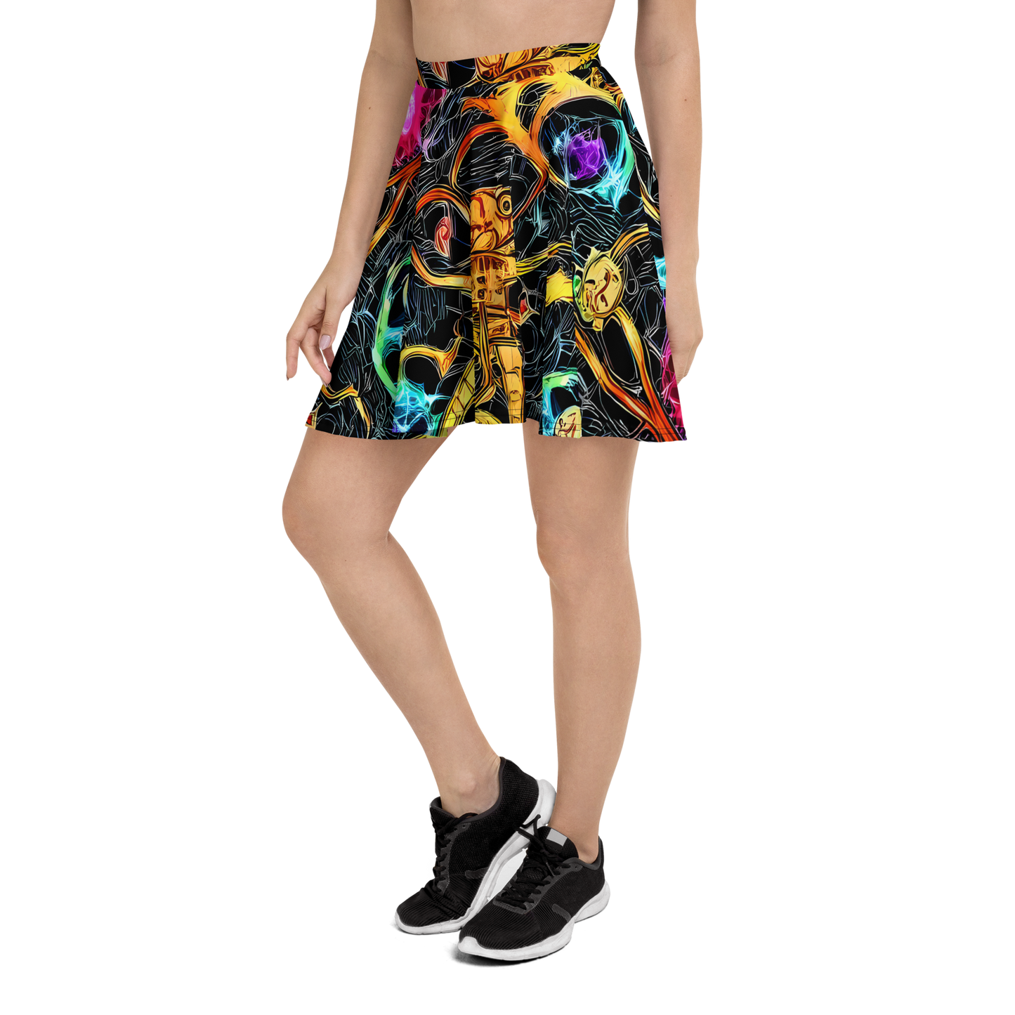 Skater Skirt - Psychedelic Pulsar