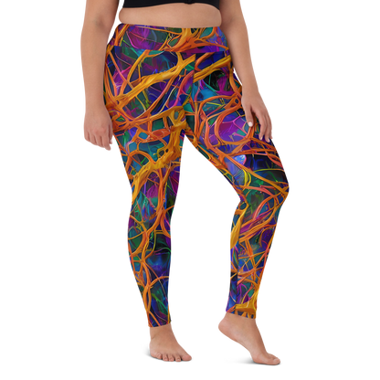 Yoga Leggings - Spectral Weave