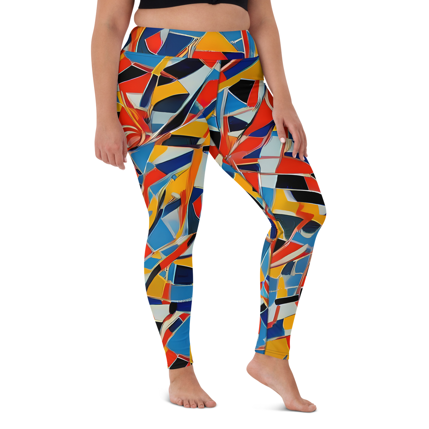 Yoga Leggings - Abstract Mingle