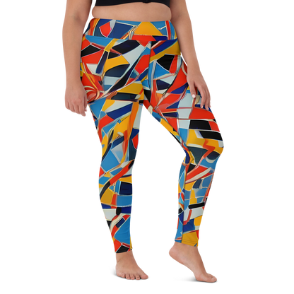 Yoga Leggings - Abstract Mingle