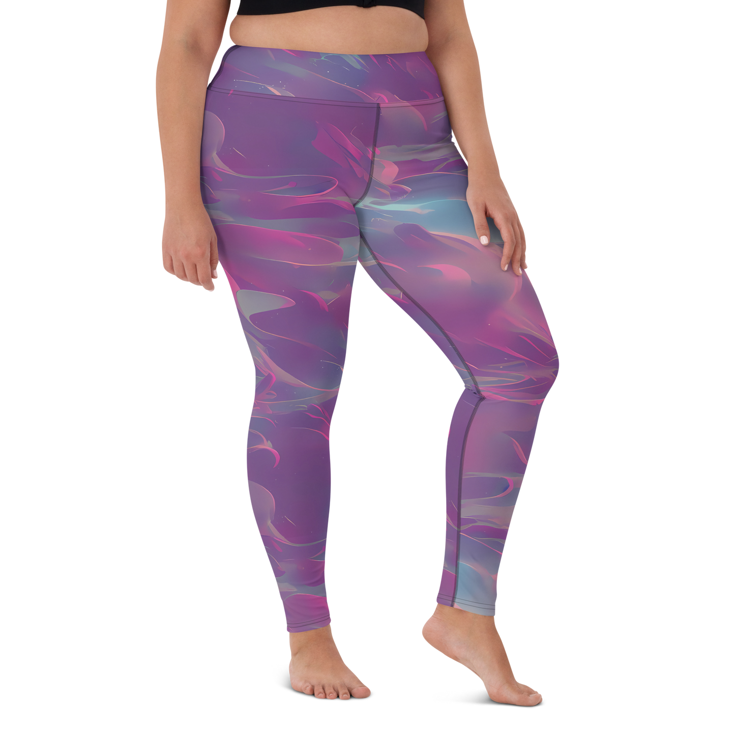 Yoga Leggings - Dreamscape Swirl