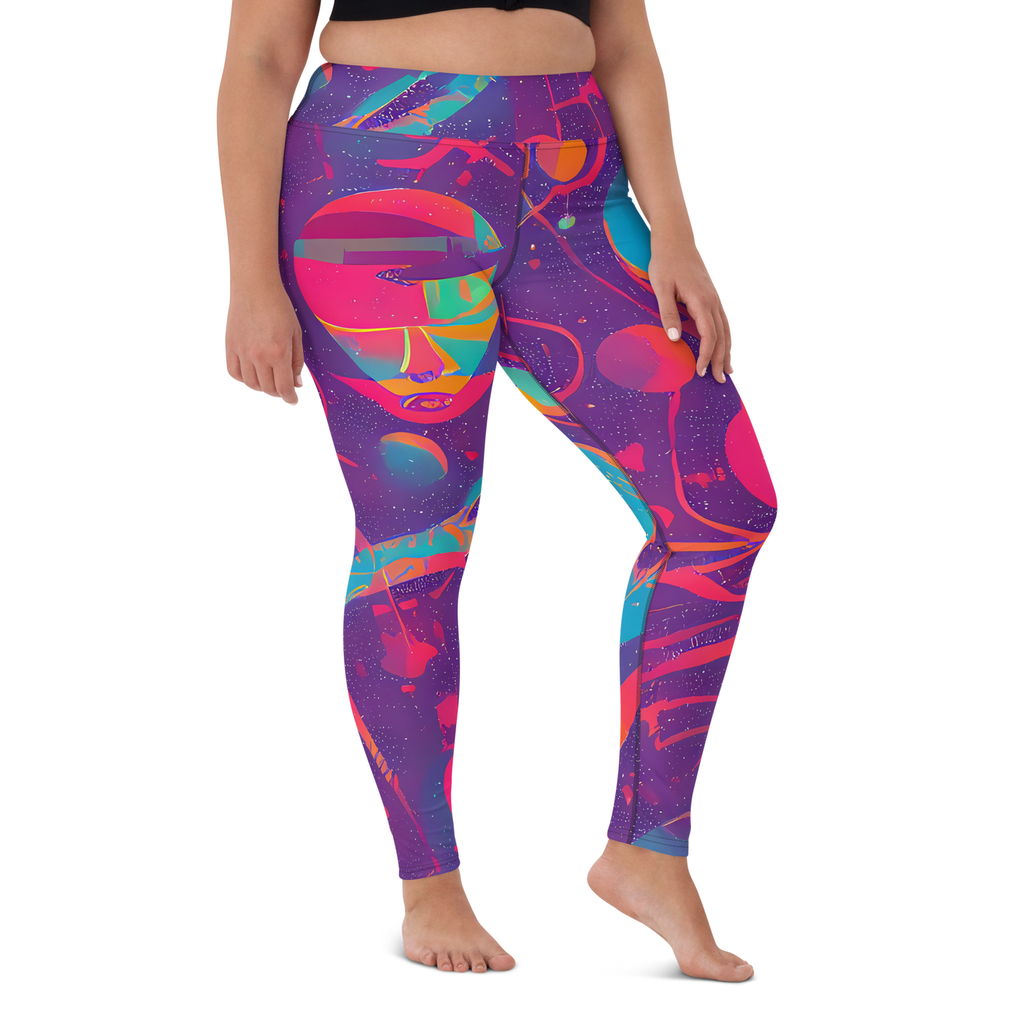 Yoga Leggings - Spheric Rhapsody