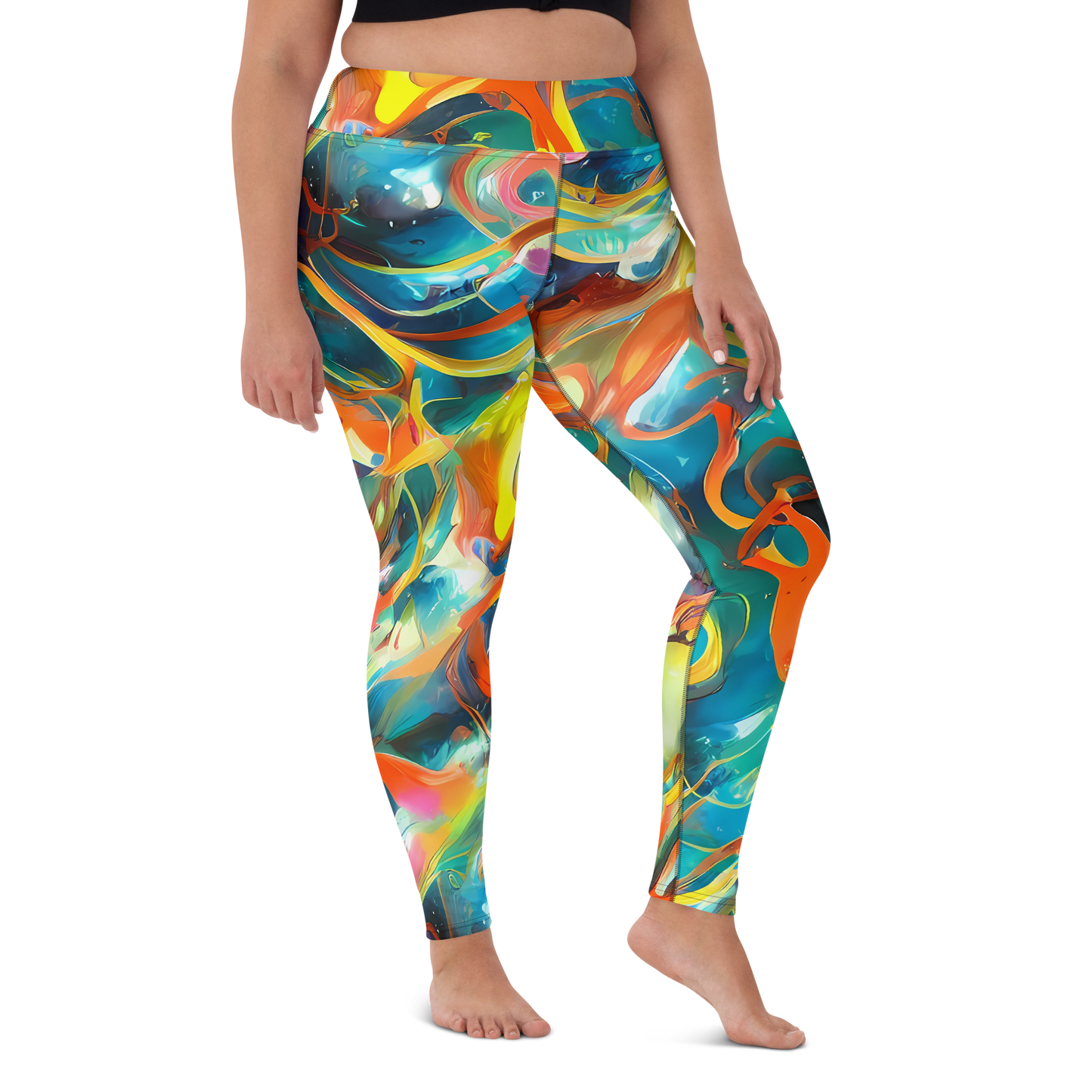 Yoga Leggings - Cecily’S Swirl