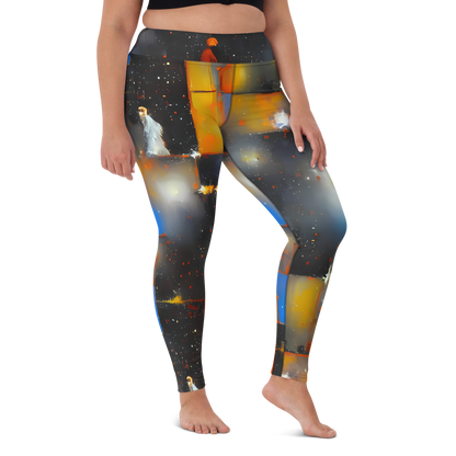 Yoga Leggings - Monet's Matrix