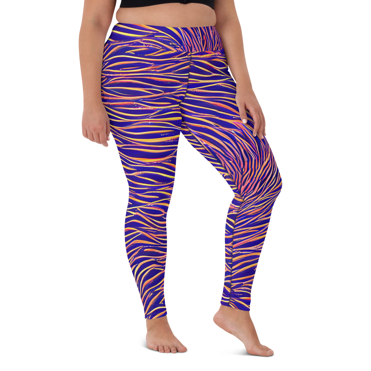 Yoga Leggings - Vortex Strands