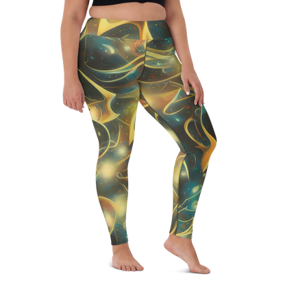 Yoga Leggings - Whispering Galaxies